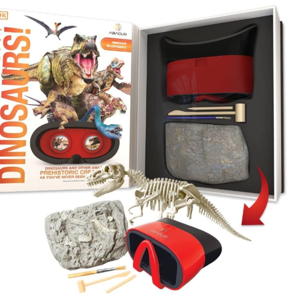 Abacus Brands Virtual Reality Dinosaurs Gift Box Illustrated Interactive VR Book - Picture 2 of 6